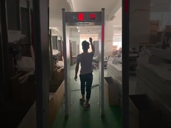 8 zones walk through door frame security metal detector