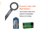 Circle Probe Hand Held Metal Detector Convenient Storage For Exhibition Security Check
